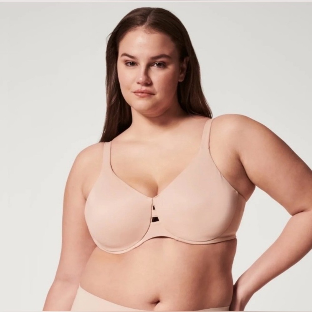 SPANX | Nude Beige Low Profile Full Coverage Minimizer Bra- Size 42DD